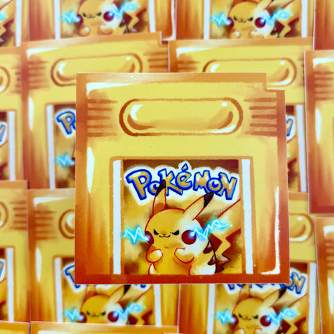 Yellow Cartridge Sticker