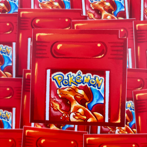 Red Cartridge Sticker