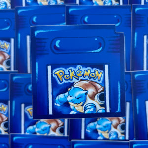 Blue Cartridge Sticker