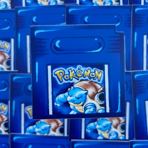 Blue Cartridge Sticker
