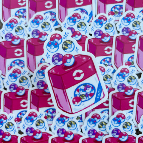 Pokeball Drops Sticker