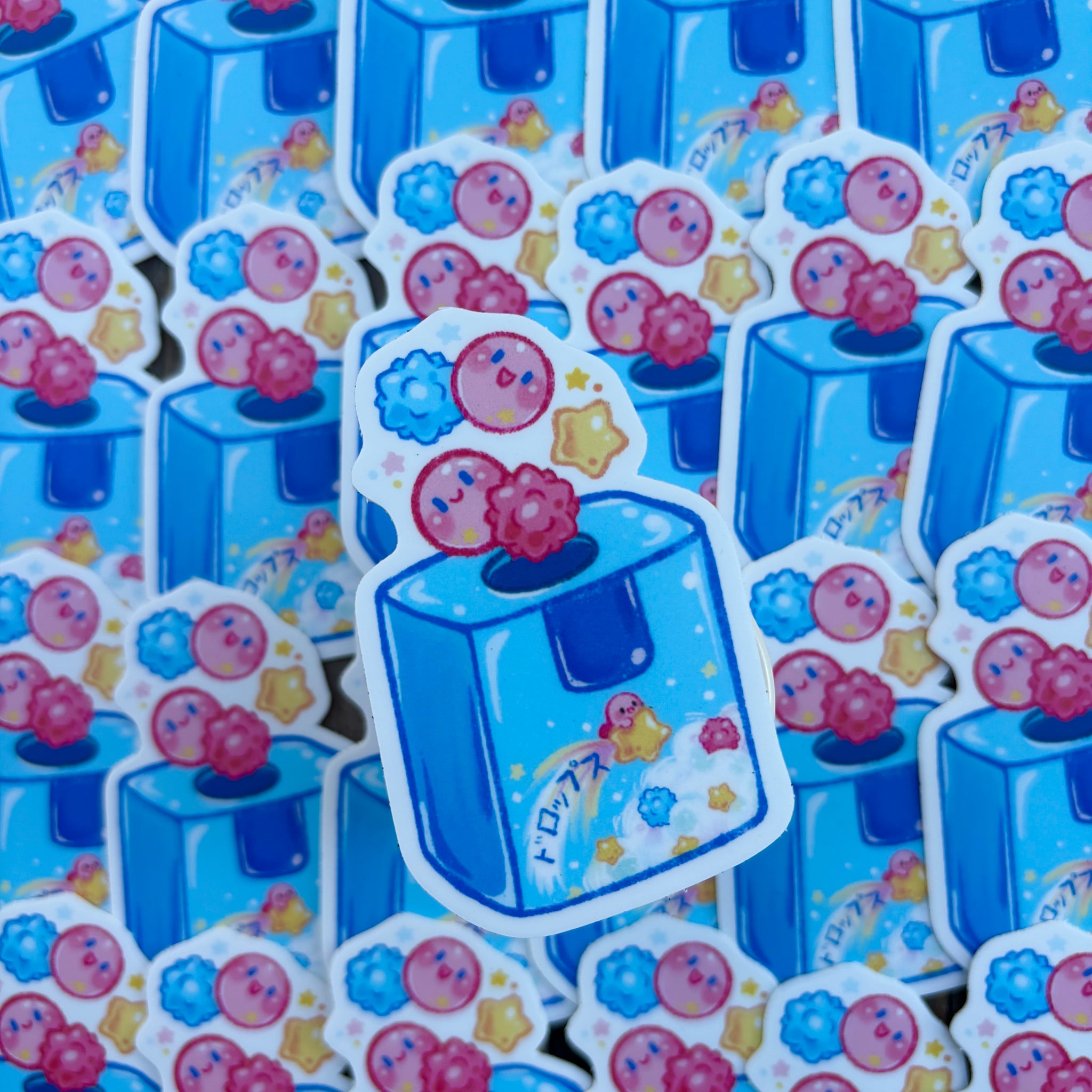 Kirby Drops Sticker