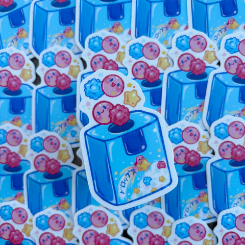 Kirby Drops Sticker