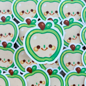 Green Apple Sticker
