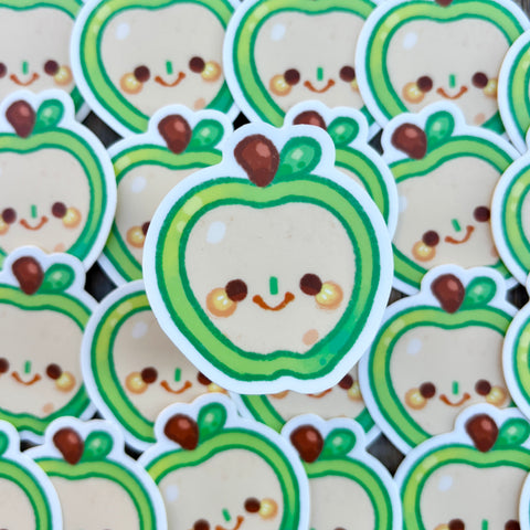 Green Apple Sticker