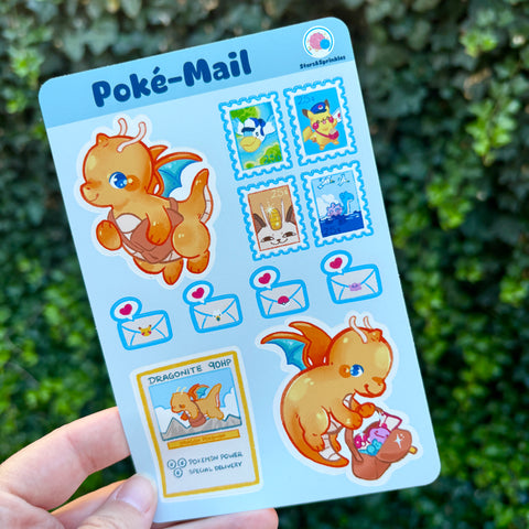 Mail Dragon Sticker Sheet