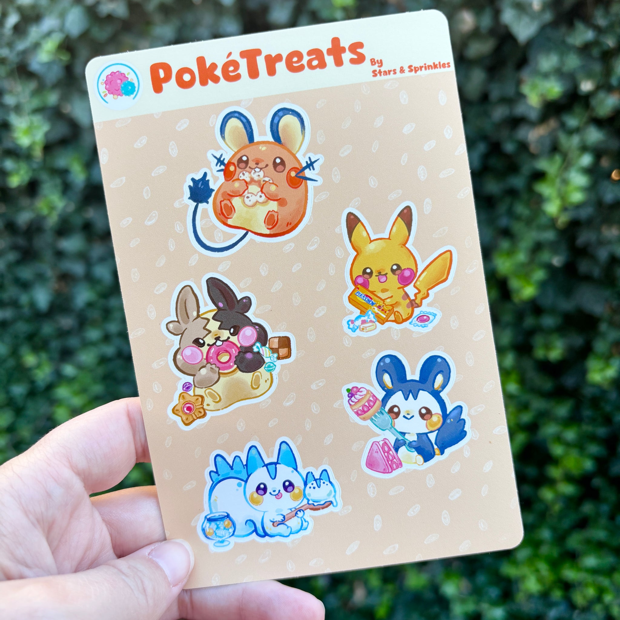 PokeTreats Sticker Sheet