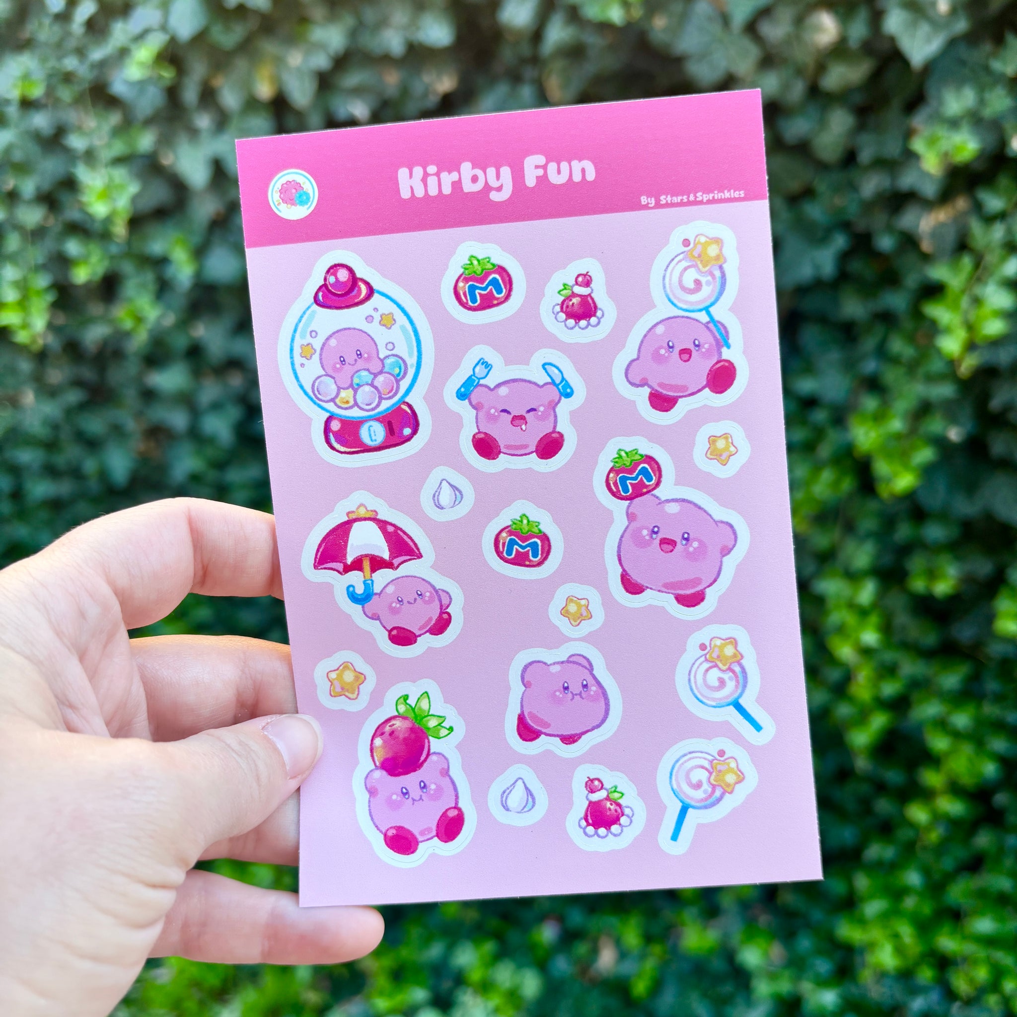 Kirbo Sticker Sheet