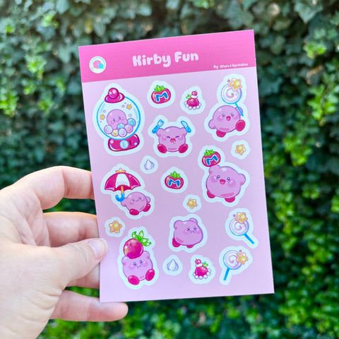 Kirbo Sticker Sheet