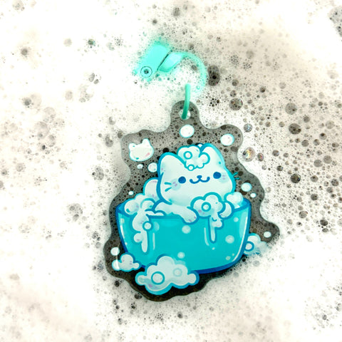 Soap Cat Keychain