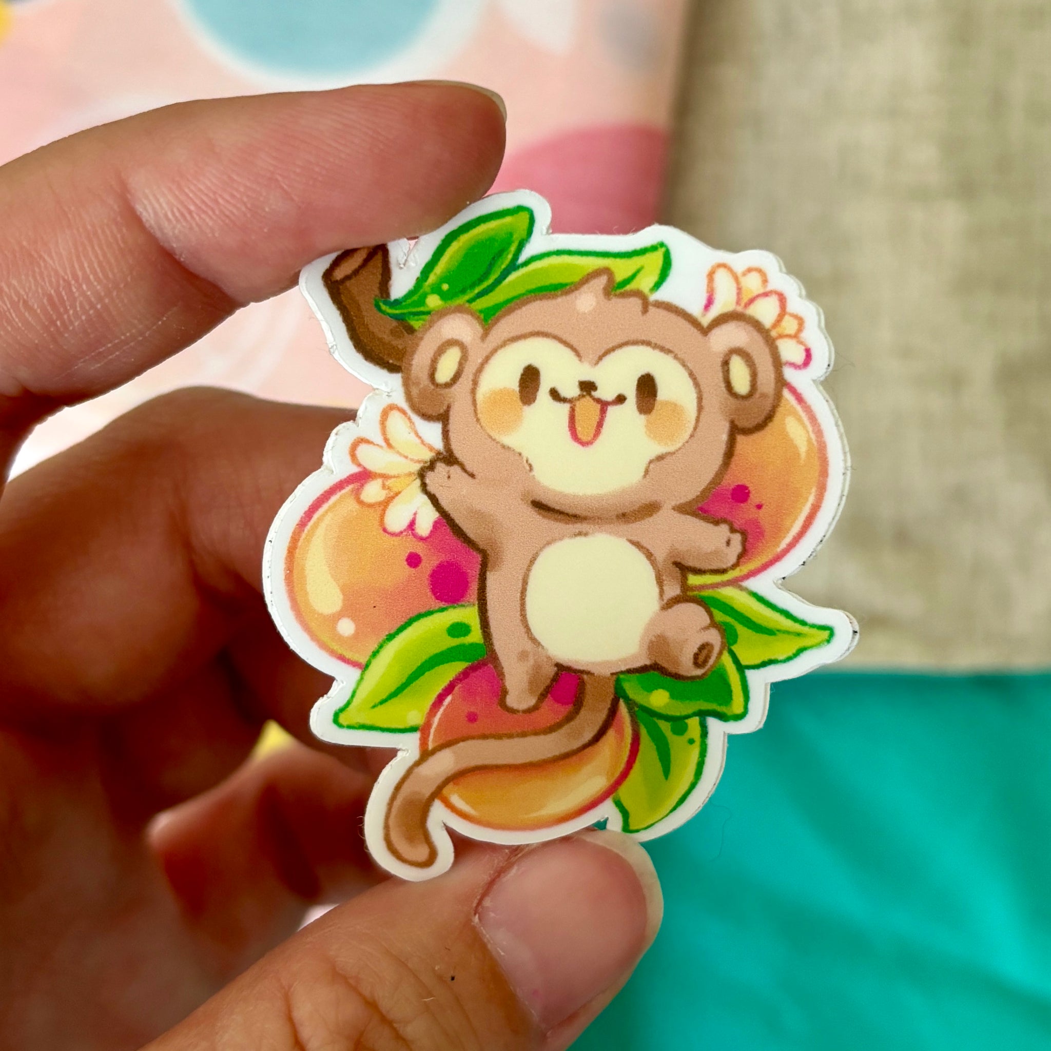 Summer Monkey Sticker