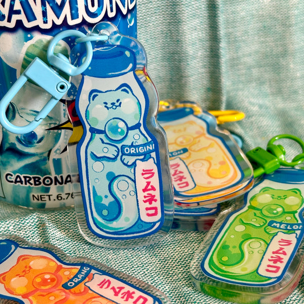 Ramuneko Keychain