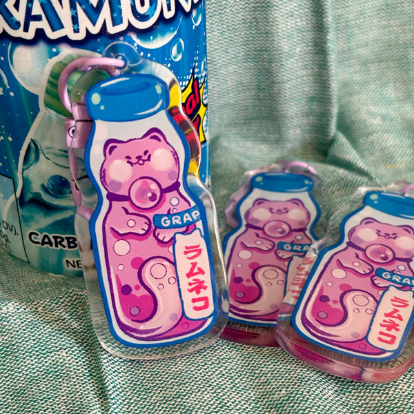 Ramuneko Keychain